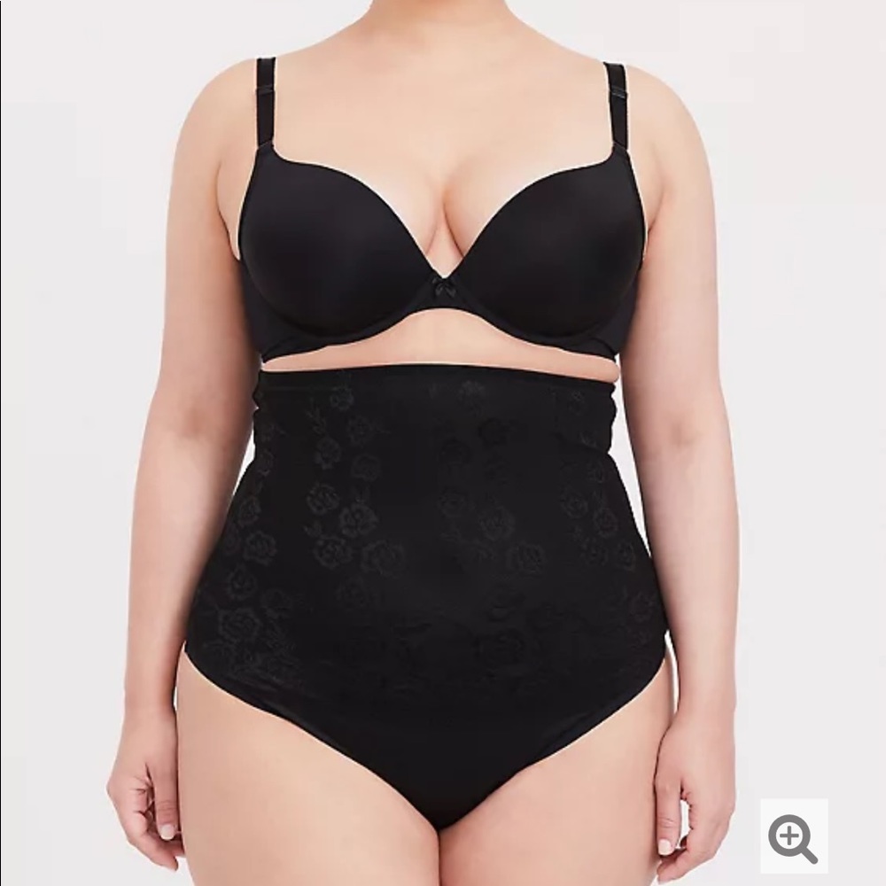 Microfiber Smoothing Ultra High Waste Thong Panty